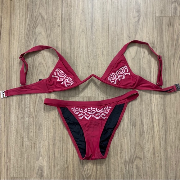 MINKPINK Other - MinkPink Embroidered Mandala Bikini